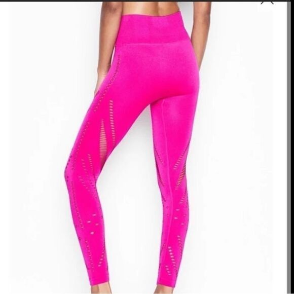 Victoria’s Secret sport Seamless set top M & Seamless High Rise tight Fuchsia S - Picture 8 of 12